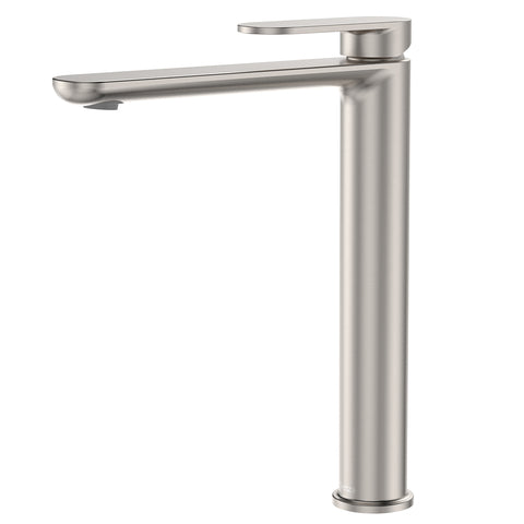 Cold Start Curved Handle Tall Basin Mixer - Various Colours
