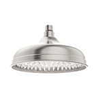 Heritage Round Overhead Shower Head 200mm - Various Colours