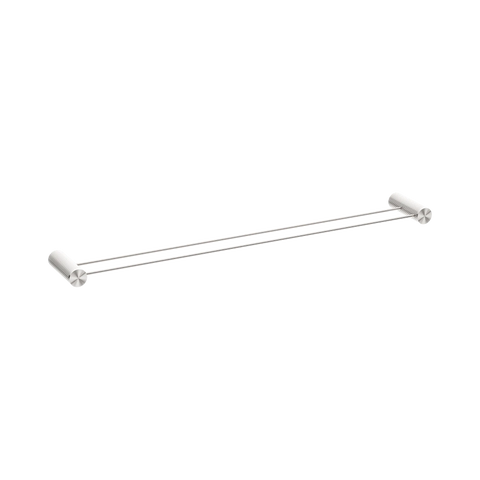 Opal Cross Hatched Double Towel Rail 600mm / 800mm - Various Colours