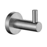 Round Single Robe Hook - Various Colours