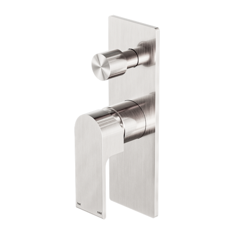 Bianca Shower / Bath Mixer with Diverter (Rectangle Backplate) - Various Colours