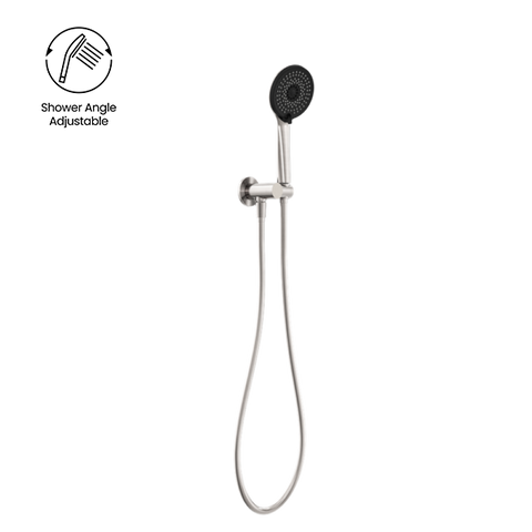 Nero Project Round Hand Shower On Holder - Various Colours