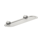 Opal Cross Hatched Stainless Steel Shower Shelf - Various Colours