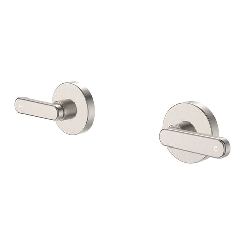 Curved Lever Shower/Bath Wall Top Assembly - Various Colours