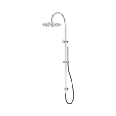 Nero Zen 316 Stainless Steel Twin Shower Rail with Outdoor Shower Hose - Various Colours