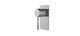 SM41 Cross Hatched Shower / Bath Mixer (Square Backplate) - Various Colours