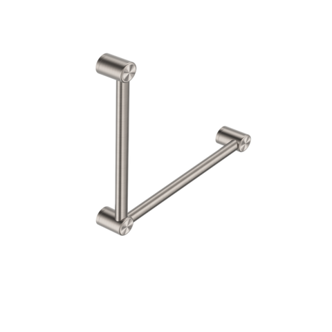 Mecca Care Ambulant Toilet Grab Rail 90 Degree 450x450mm - Various Colours