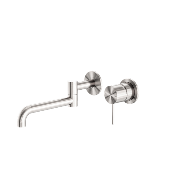 Nero Tapware WBM42 Mecca Wall Basin/Bath Mixer Set with Swivel Spout - Various Colours