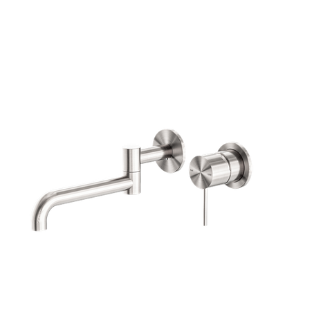 Nero Tapware WBM42 Mecca Wall Basin/Bath Mixer Set with Swivel Spout - Various Colours