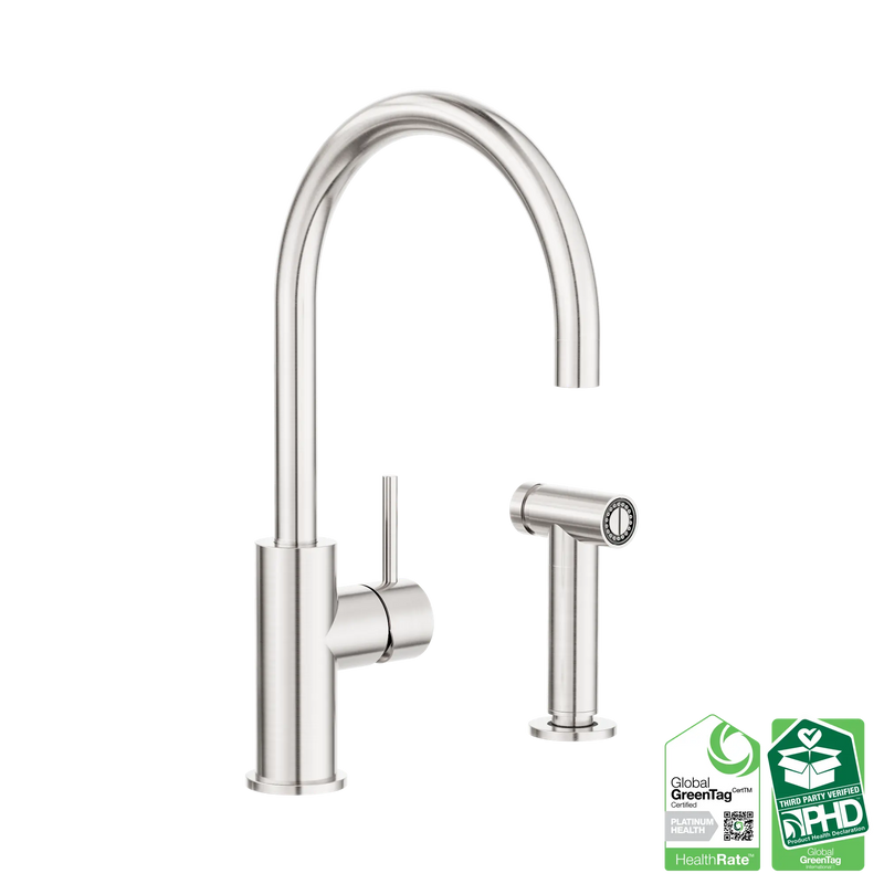 Nero Zen SS316L Kitchen Mixer With Hand Spray - Various Colours