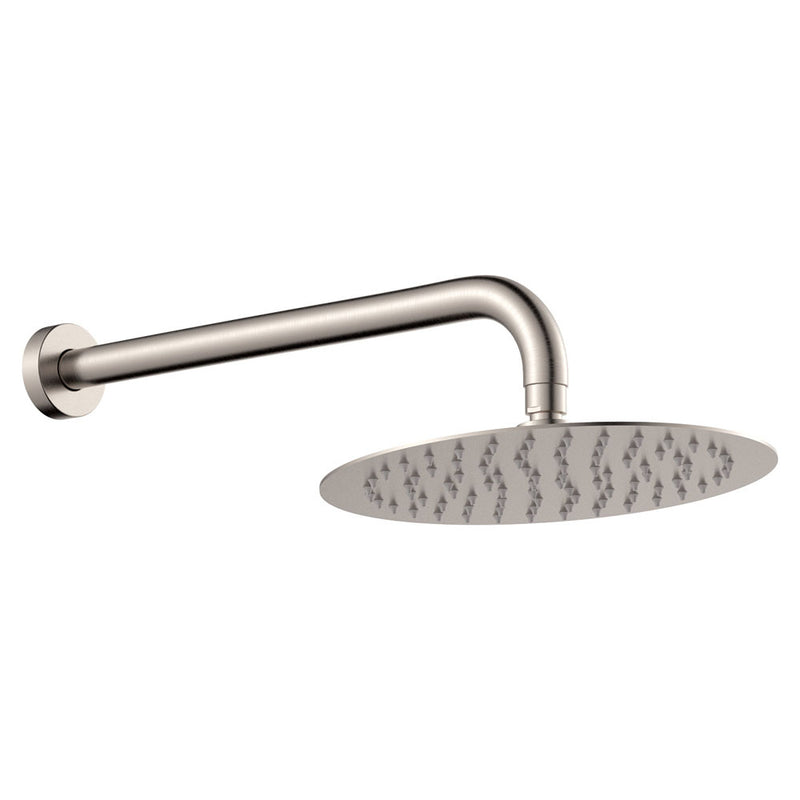 Round Wall Shower with Overhead Shower Head 250mm- Various Colours