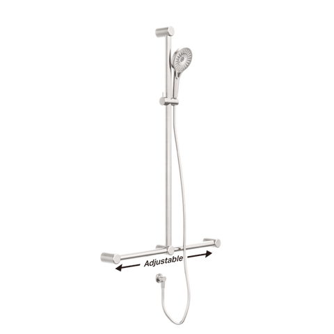 Mecca Care 32mm T Bar Grab Rail Shower - Various Colours