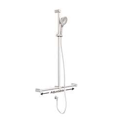 Mecca Care 32mm T Bar Grab Rail Shower - Various Colours