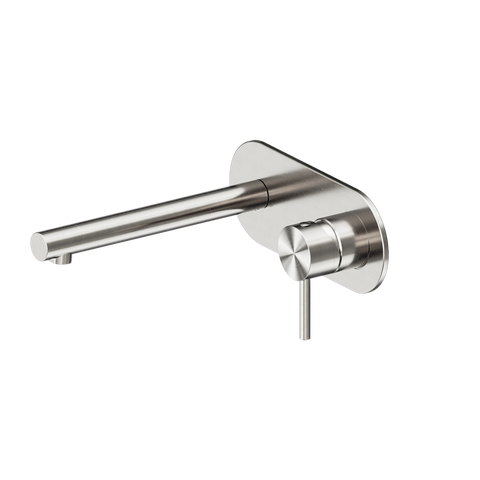 Nero Tapware WBM45 Dolce II Round Wall Basin/Bath Mixer Set w/ Spout - Various Colours
