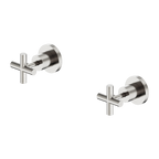 Cross Handle Shower/Bath Wall Top Assembly - Various Colours