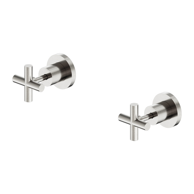 Cross Handle Shower/Bath Wall Top Assembly - Various Colours