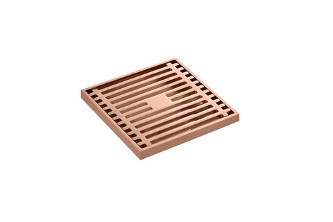 Square Linear Shower Floor Waste 100x100mm - Various Colours