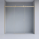 SS29 Three Panel Sliding Wall to Wall Front Only Shower Screen - Various Colours & Sizes