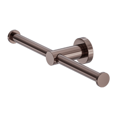 Round Twin Toilet Roll Holder - Various Colours