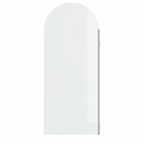SS47 10mm Arch Walk-In Shower Screen with Wall Channel – 2100mm High, 900–1200mm, Various Colours