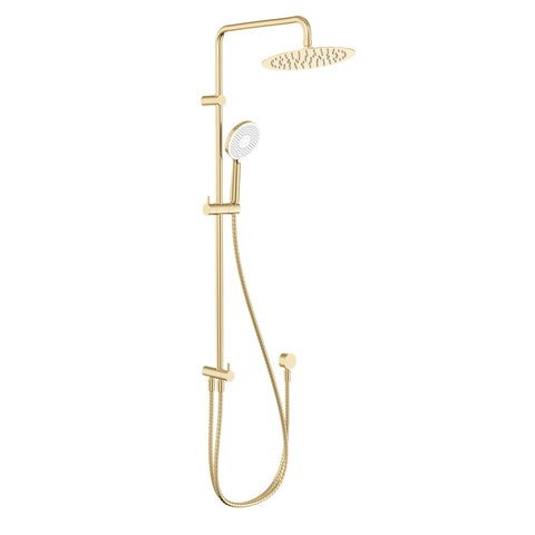Deluxe Retro-fit Round Dual Shower Rail - Various Colours