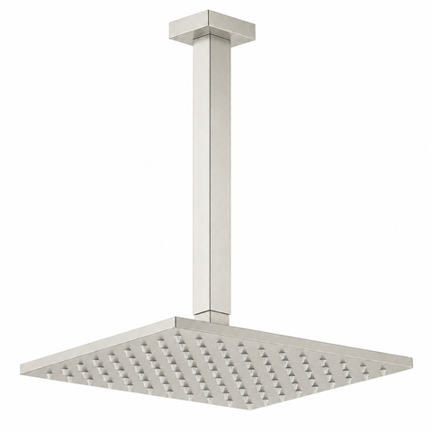 Square Ceiling Shower with Overhead Shower Head 250mm- Various Colours
