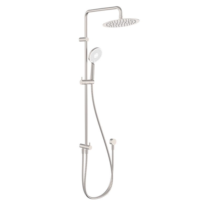 Deluxe Retro-fit Round Dual Shower Rail - Various Colours