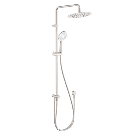 Deluxe Retro-fit Round Dual Shower Rail - Various Colours