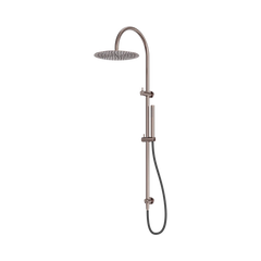 Nero Zen 316 Stainless Steel Twin Shower Rail with Outdoor Shower Hose - Various Colours