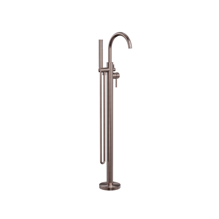Nero Mecca Round Freestanding Bath Filler with Hand Shower Set - Various Colours