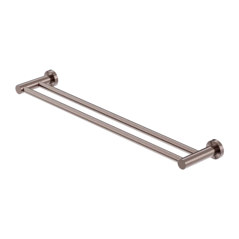 Dolce Round Double Towel Rail 600 / 750 / 800 / 900mm - Various Colours