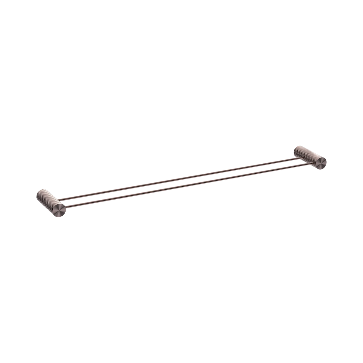 Opal Cross Hatched Double Towel Rail