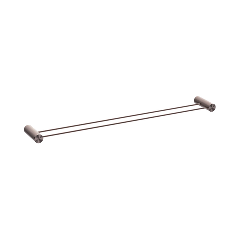 Opal Cross Hatched Double Towel Rail 600mm / 800mm - Various Colours
