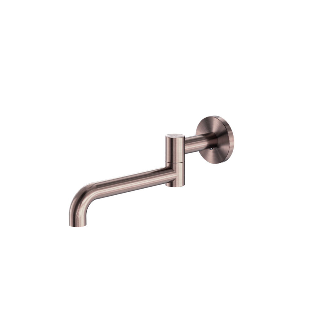 Nero Mecca Round Bath Wall Swivel Spout - Various Colours