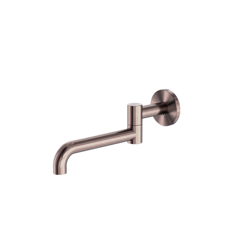 Nero Mecca Round Bath Wall Swivel Spout - Various Colours