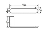 EMPIRE Toilet Roll Holder - Chrome