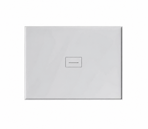 Metro Low Profile Polymarble Shower Base with Stonelite Waste Cover - Various Sizes