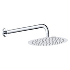 Round Wall Shower with Overhead Shower Head 250mm- Various Colours