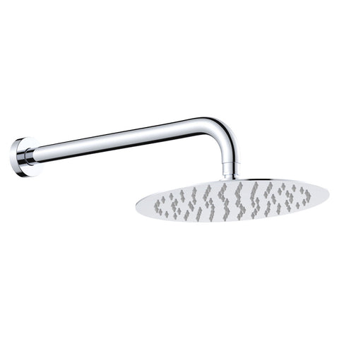Round Wall Shower with Overhead Shower Head 250mm- Various Colours