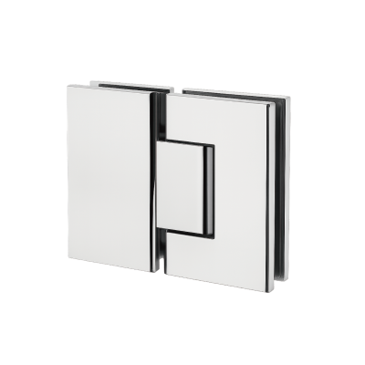 10mm Shower Screen Door Hinge (Glass to Glass) - Various Colours