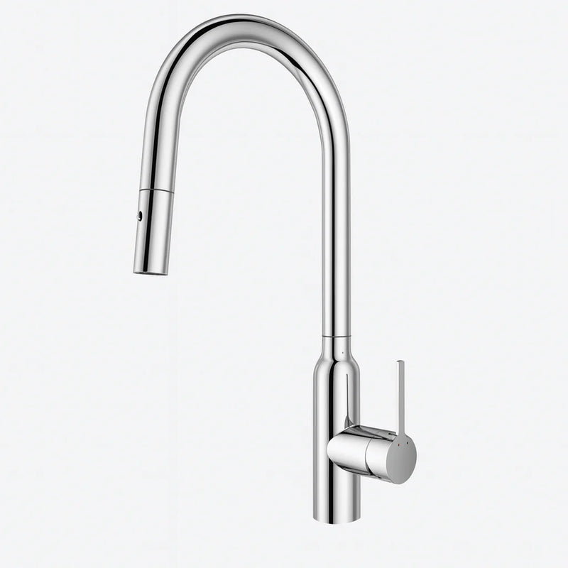 Tivia Kitchen / Laundry Sink Mixer with Pullout and Veggie Spray - Various Colours