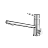 Dolce Three-Way Kitchen Mixer - Chrome / Black