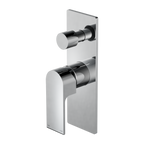 Bianca Shower / Bath Mixer with Diverter (Rectangle Backplate) - Various Colours