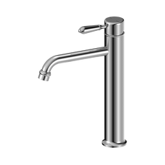 Nero Tapware TBM38 Classic Round Tall Basin Mixer (Curved Spout) - Various Colours