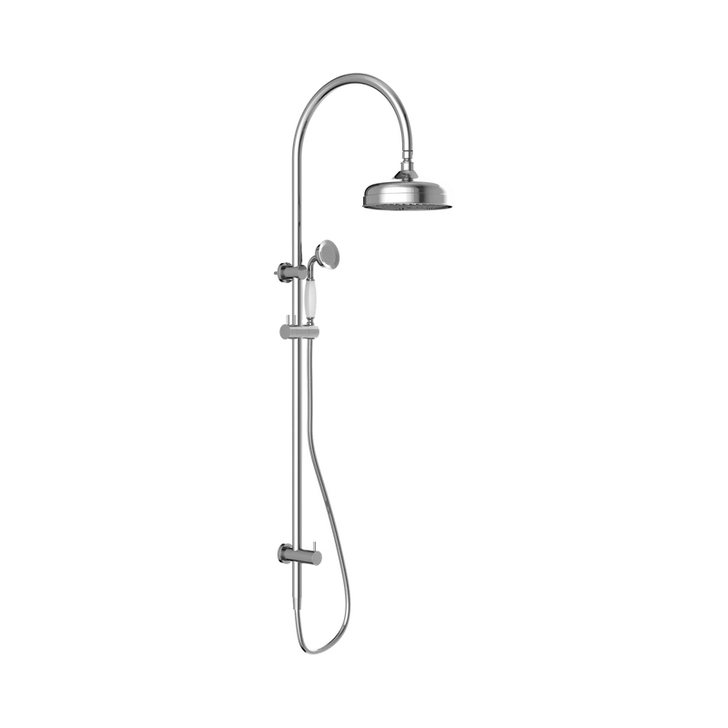 Nero York Vintage Dual Shower Rail - Various Colours