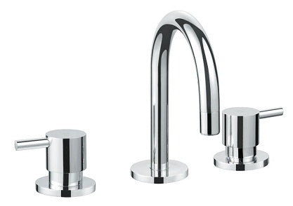Quarter Turn Basin Tap Set - Chrome
