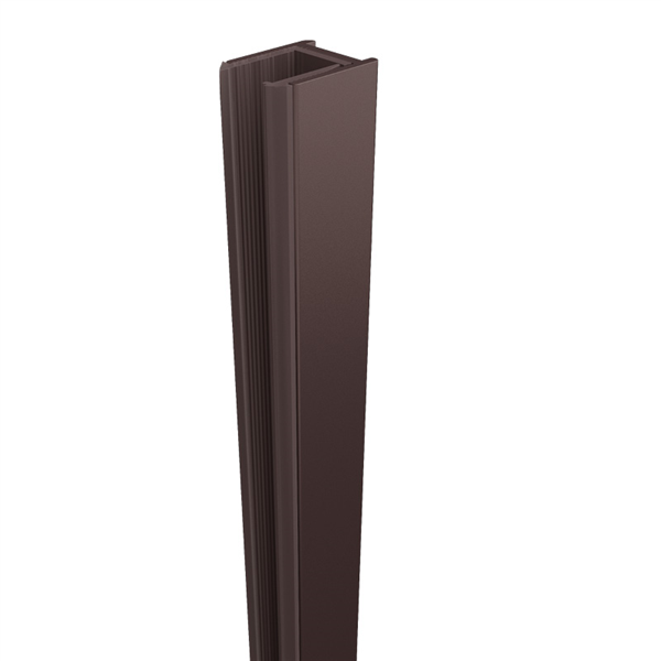 10mm Slim Wall Channel (2100mm high) - Brushed Bronze