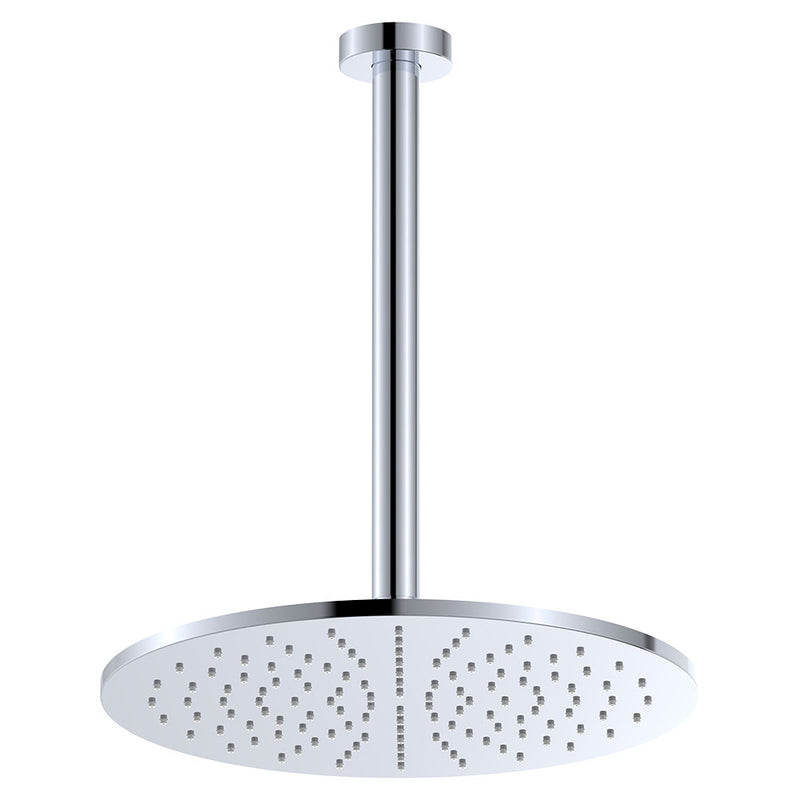 Round Ceiling Shower with Overhead Shower Head 250mm- Various Colours