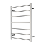Nero Round Heated Towel Ladder (7 Bars) 600 x 800mm - Various Colours