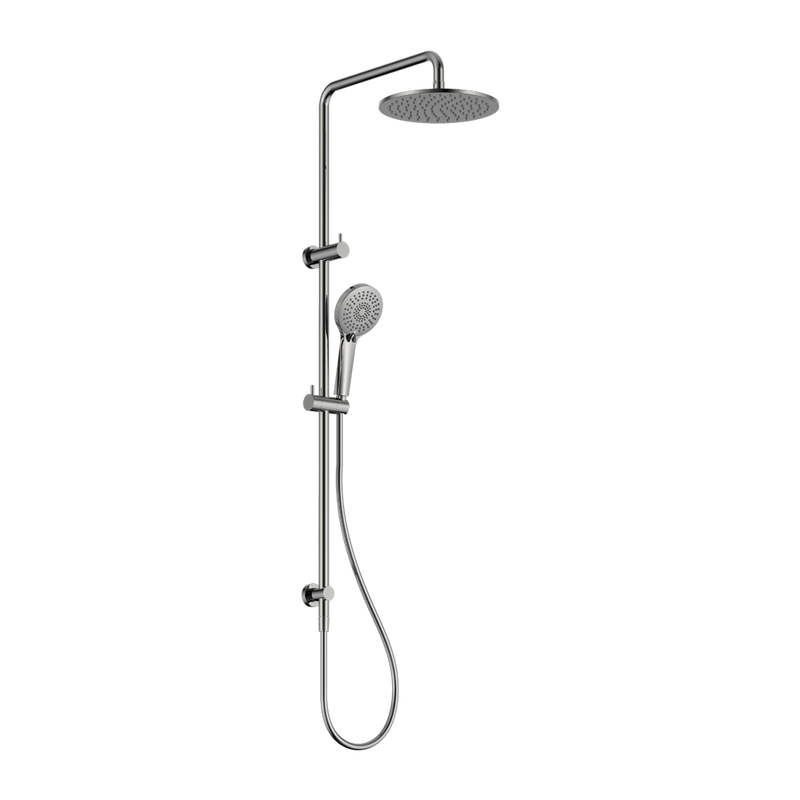 Nero Round Twin Shower Rail - Various Colours